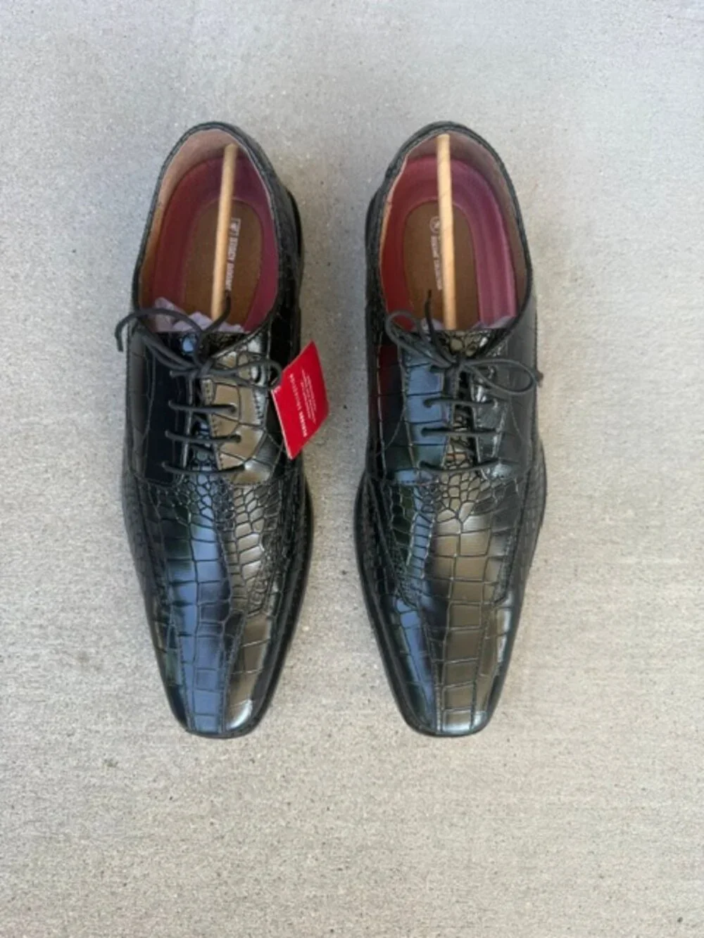 Stacy adams gabardo wide NIB
